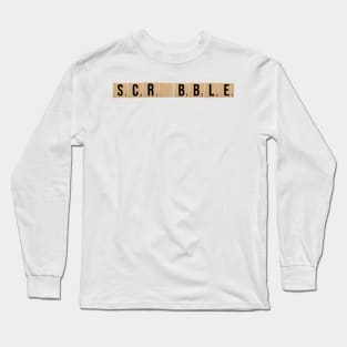 Scrabble - Scr.bble Long Sleeve T-Shirt